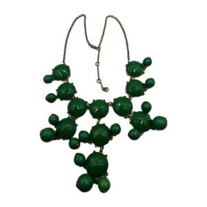Green Chunky Bead Necklace